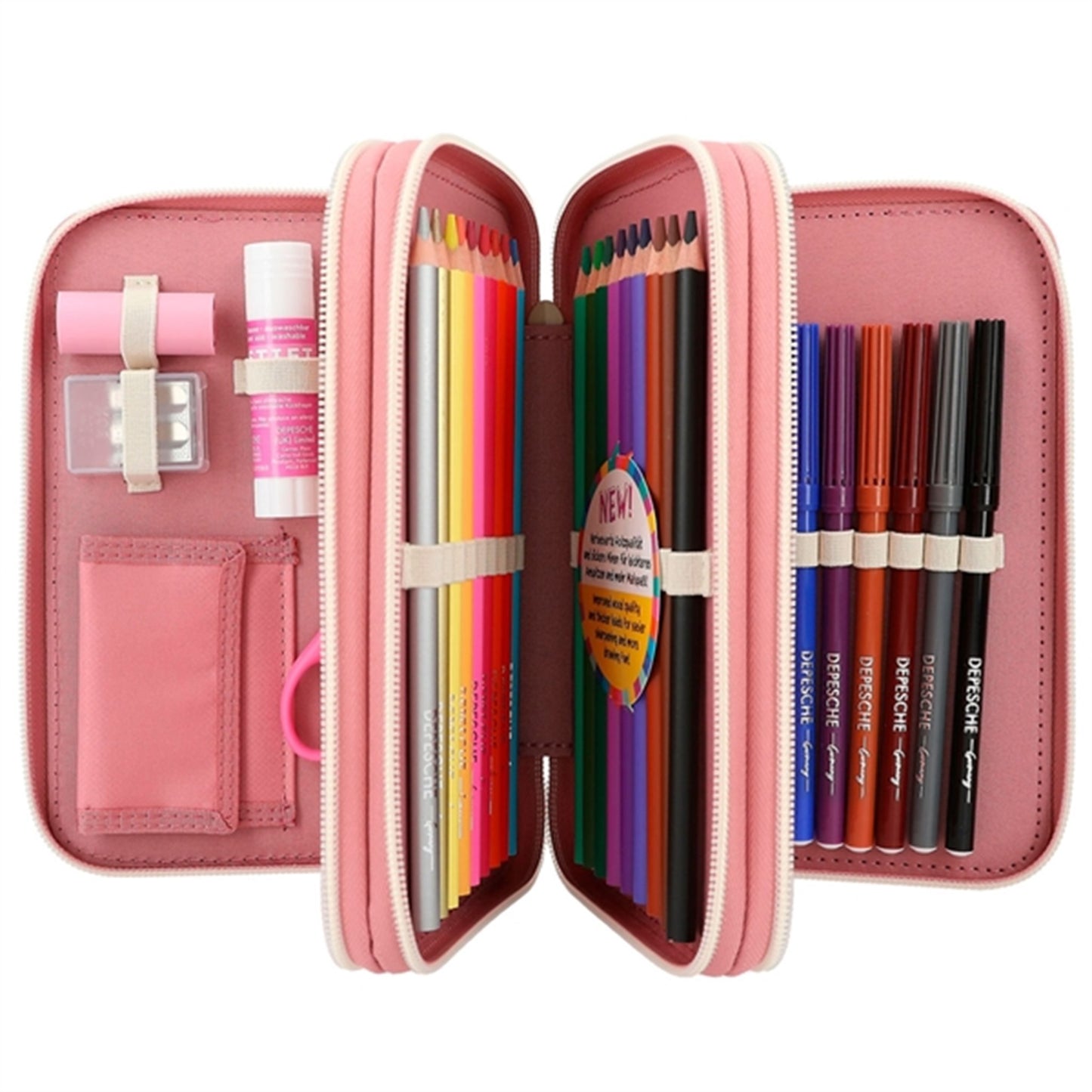 TOPModel Trippel Pencil Case Alpaca Cosy