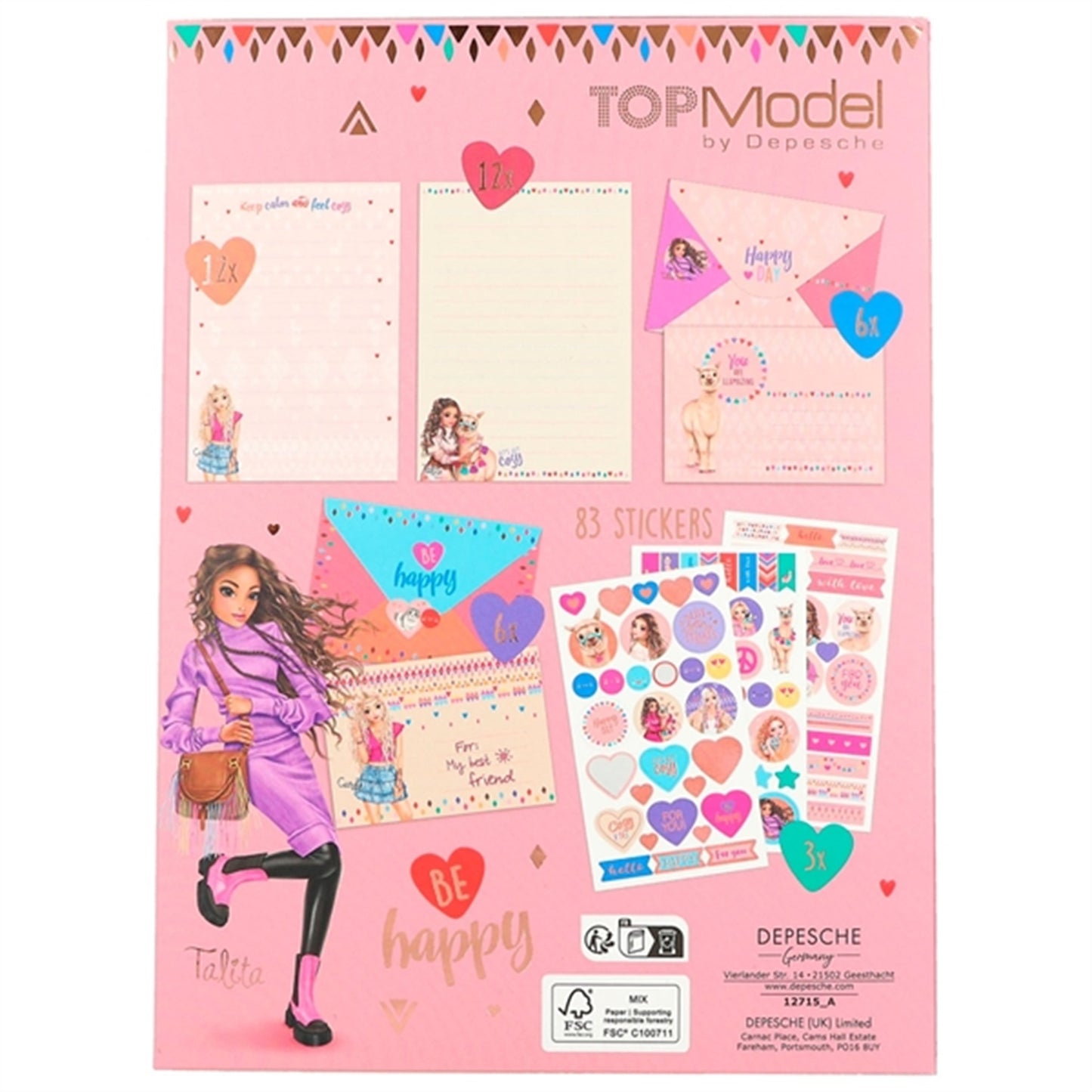 TOPModel Letter Set