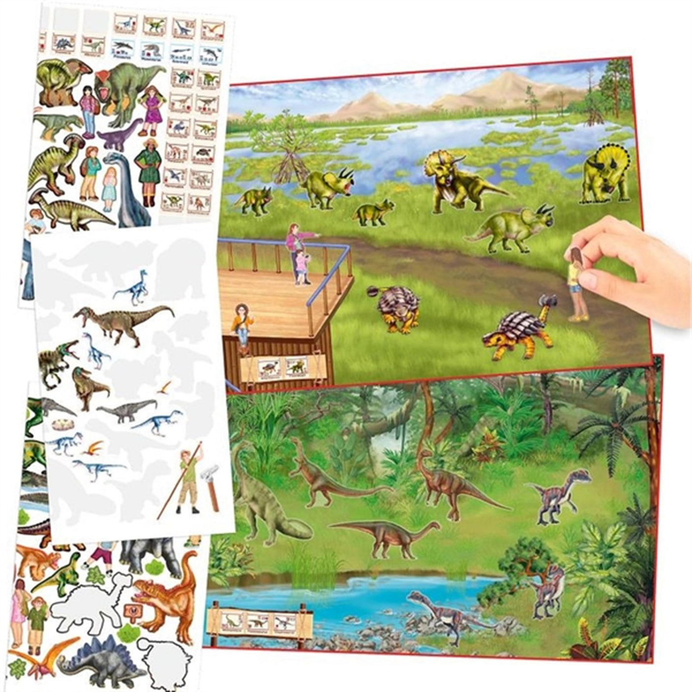 Dino World Magic Scratch Book