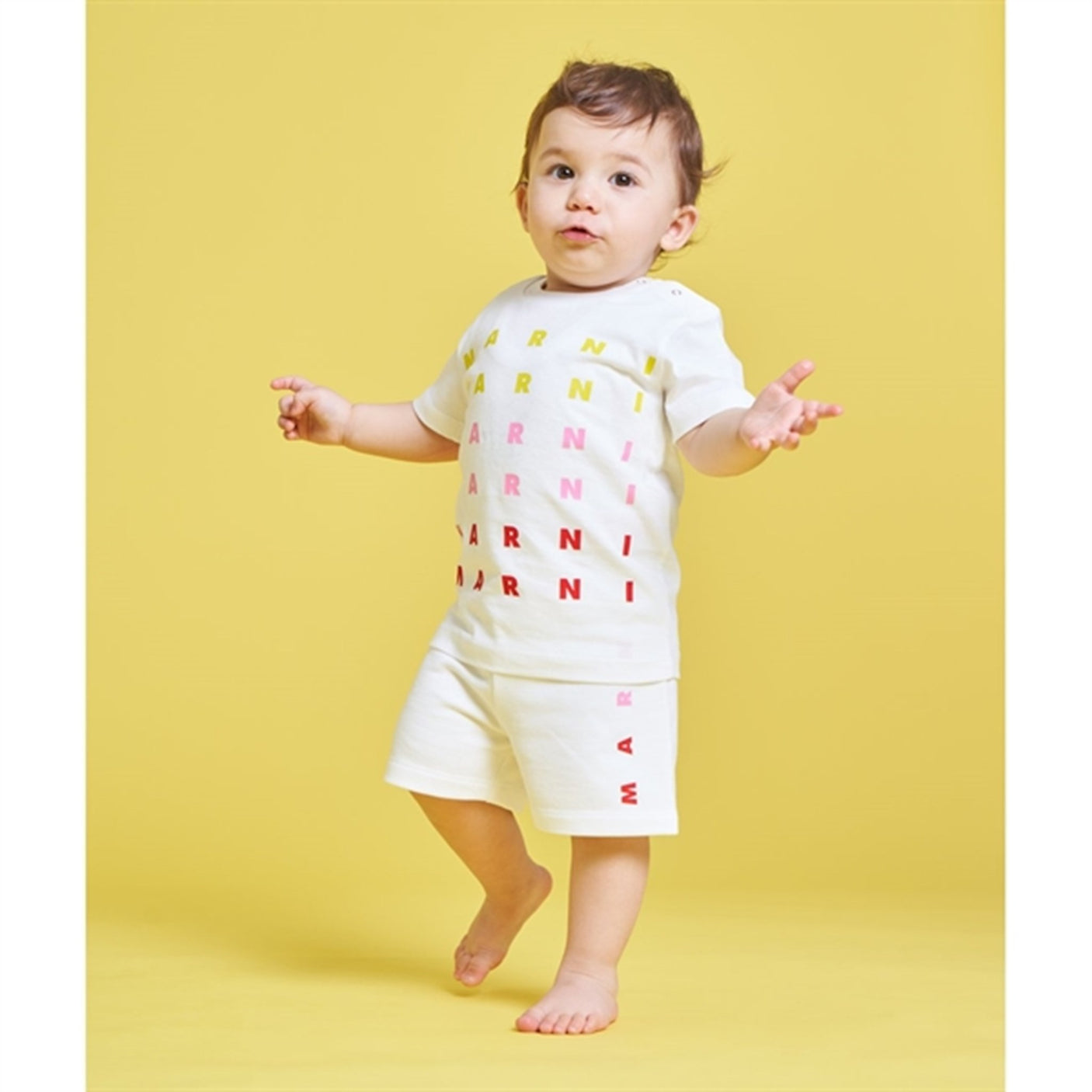 Marni White Logo T-shirt