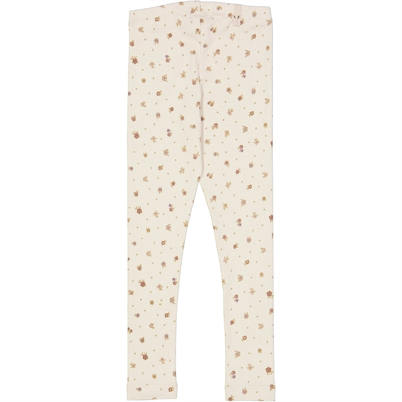 Wheat Chalk Flowers Jersey Leggings