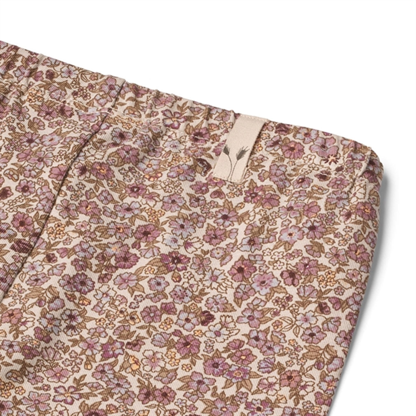 Wheat Grey Rose Flowers Jules Jersey Leggings