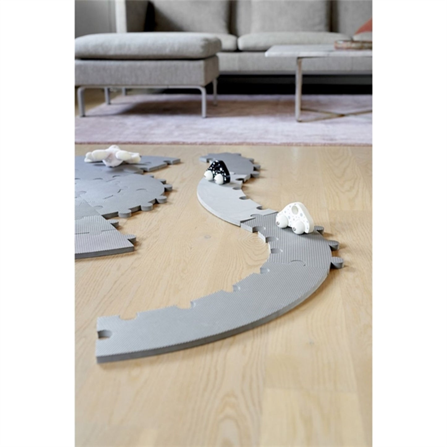 BabyDan RoundAbout Round Foam Playmat Grey