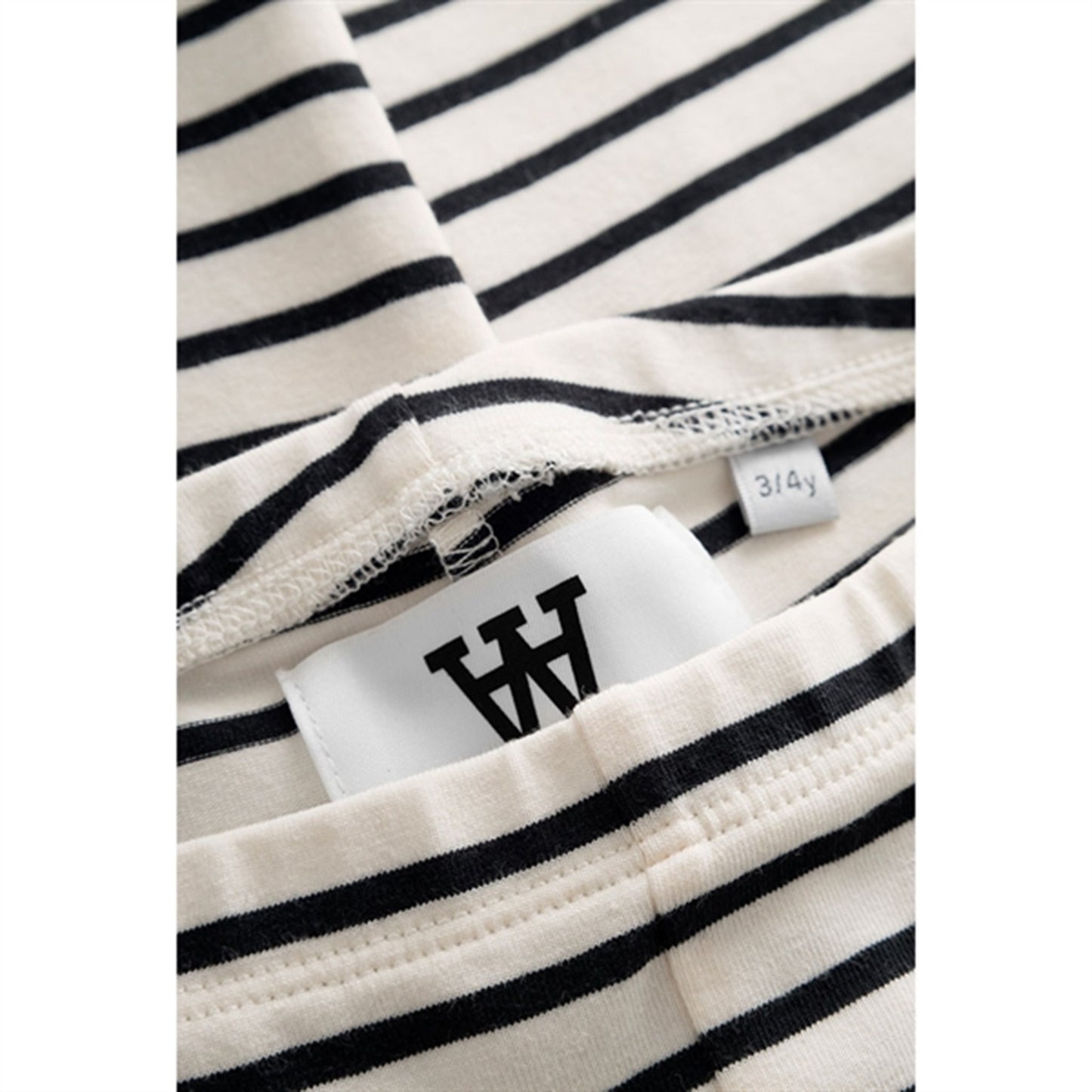 Wood Wood Off-White/Black Stripes Ira Leggings