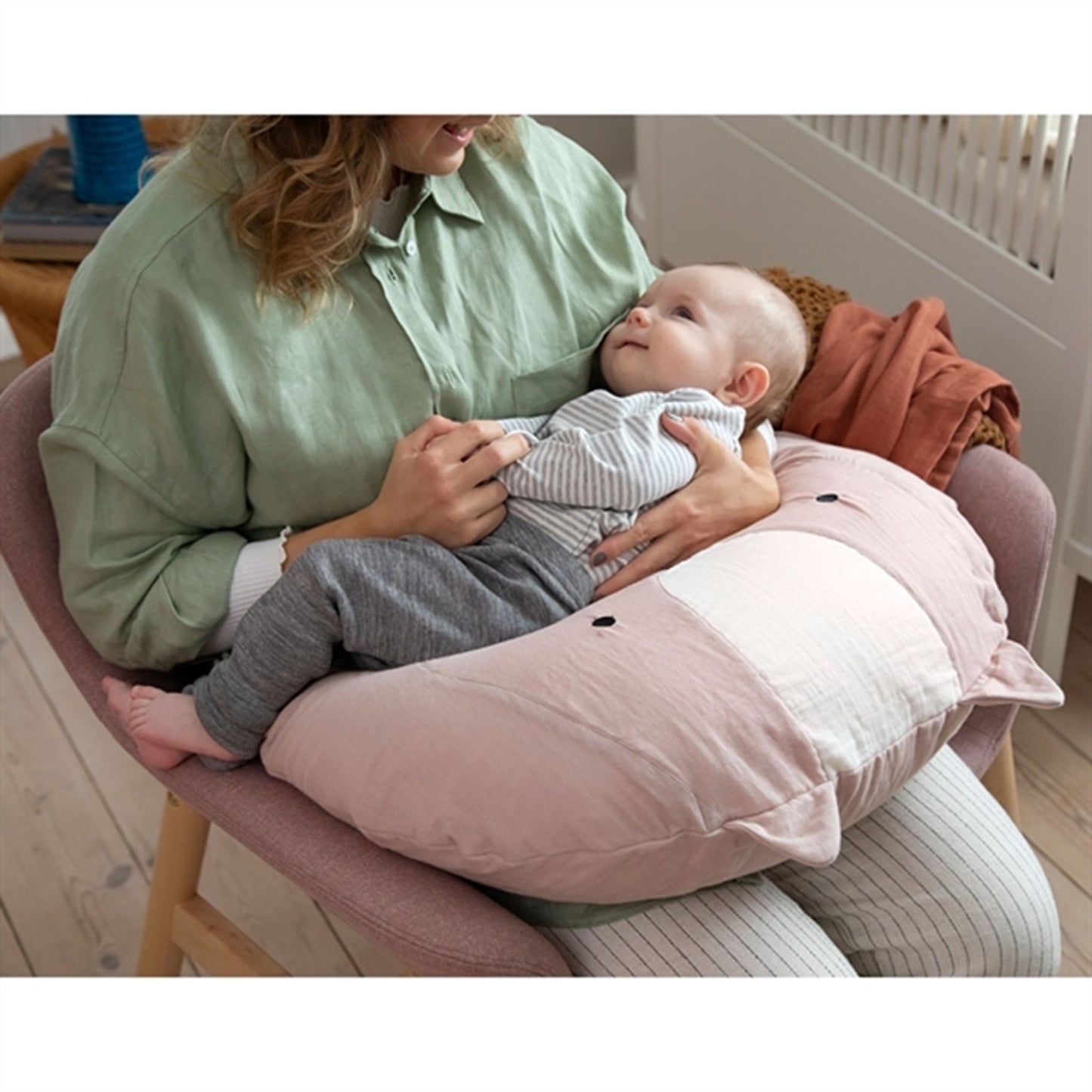 Sebra Nursing Pillow Egernet Zappy Pink