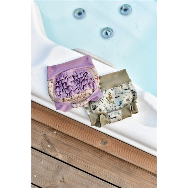 Mikk-Line Swim Pants AOP Desert Sage