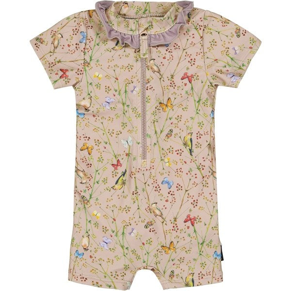 Mikk-Line UV Swimsuit Frill AOP Nirvana