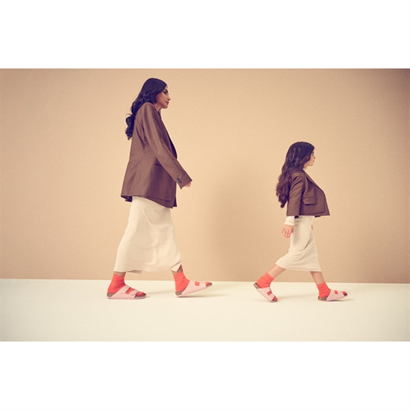 Birkenstock Arizona Kids TEX Canvas Soft Pink Sandals