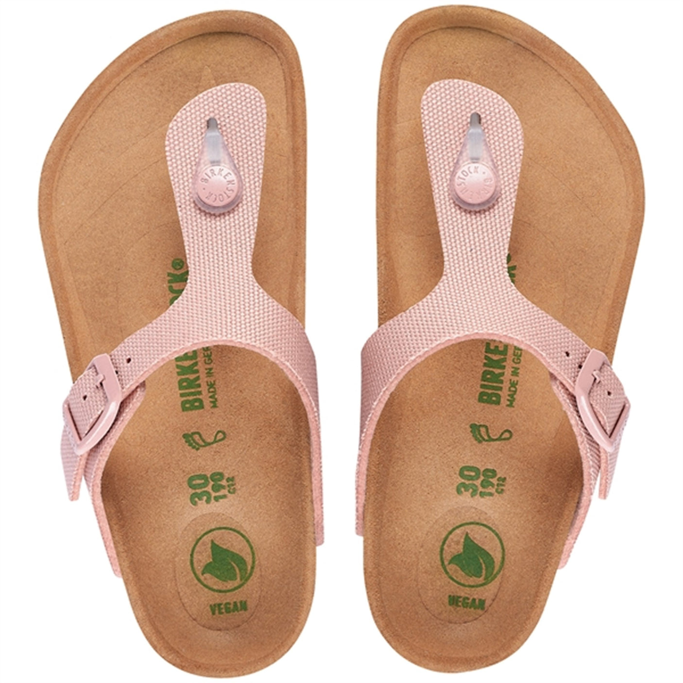 Birkenstock Gizeh Kids TEX Canvas Soft Pink Sandals