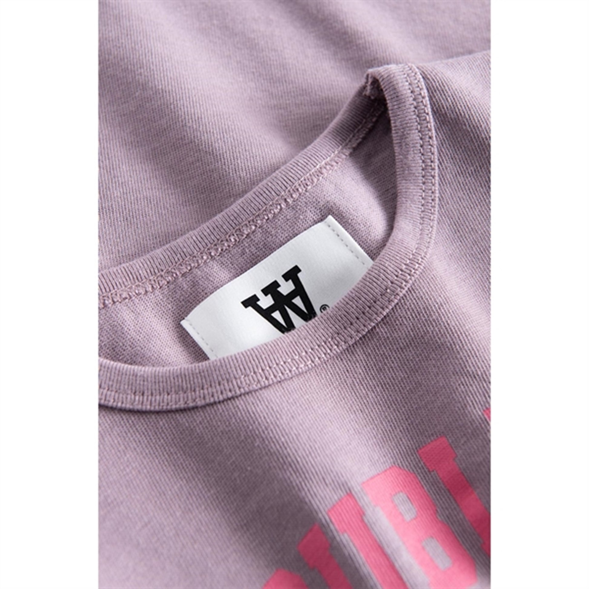 Wood Wood Light Amethyst Kim Arch Logo Bluse