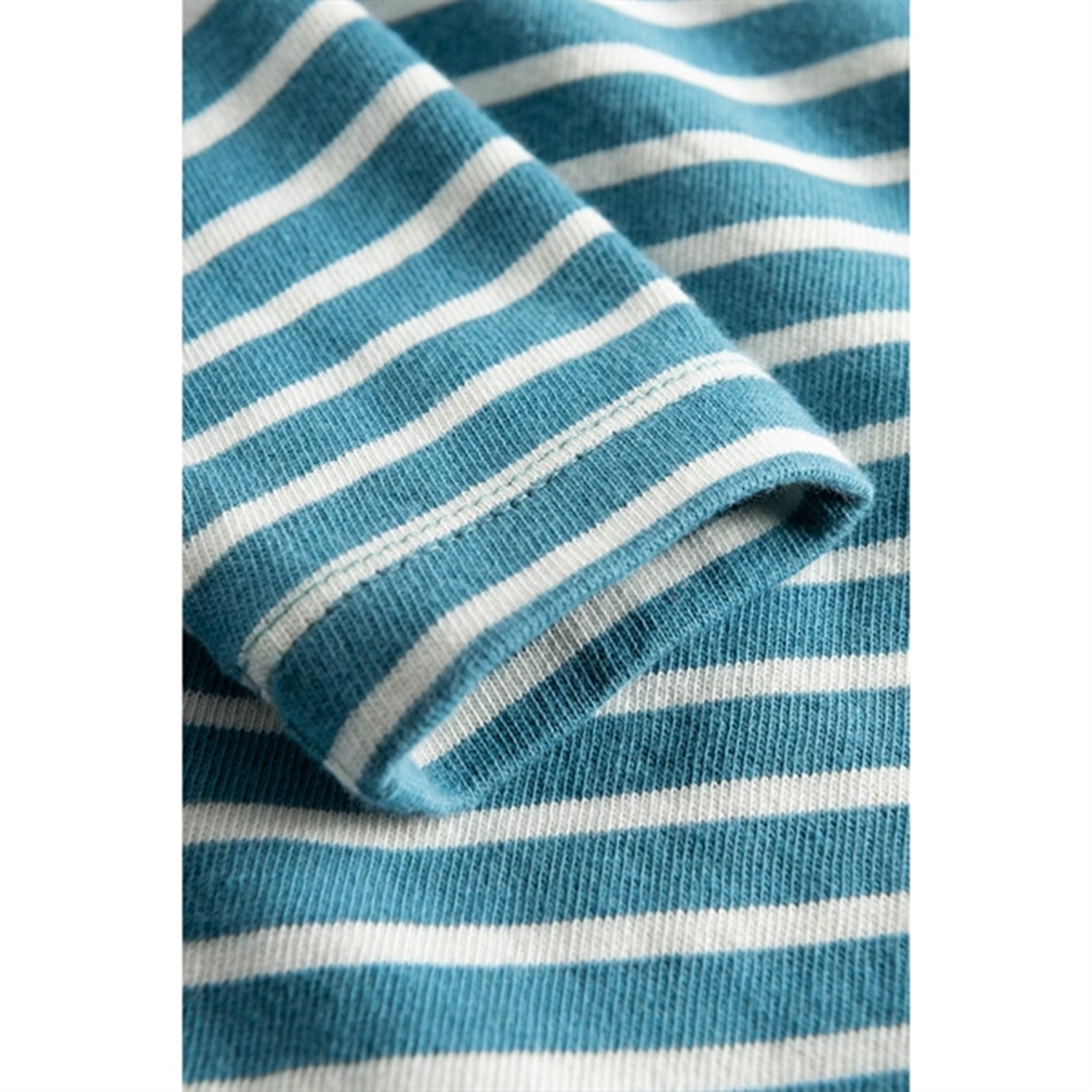 Wood Wood Bright Blue/Off White Stripes Kim Shirt