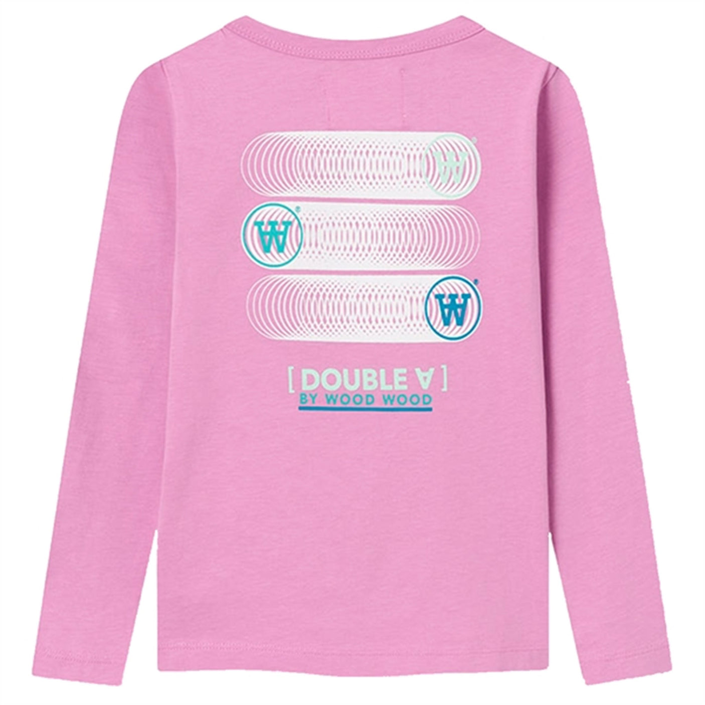 Wood Wood Rosy Lavender Kim Stackes Logo Bluse