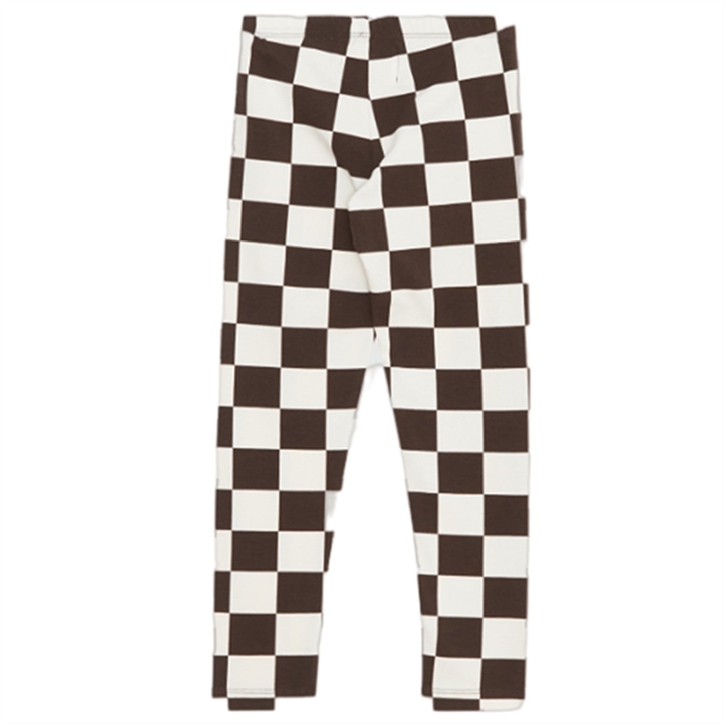 Wood Wood Off-White/Black Coffee Aop Ira Checkered Leggings