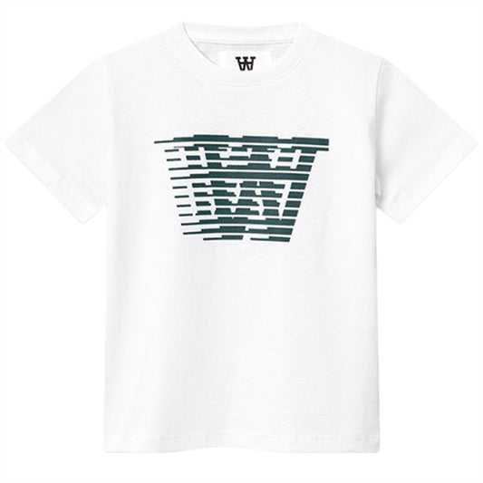 Wood Wood White Ola Big Print T-Shirt