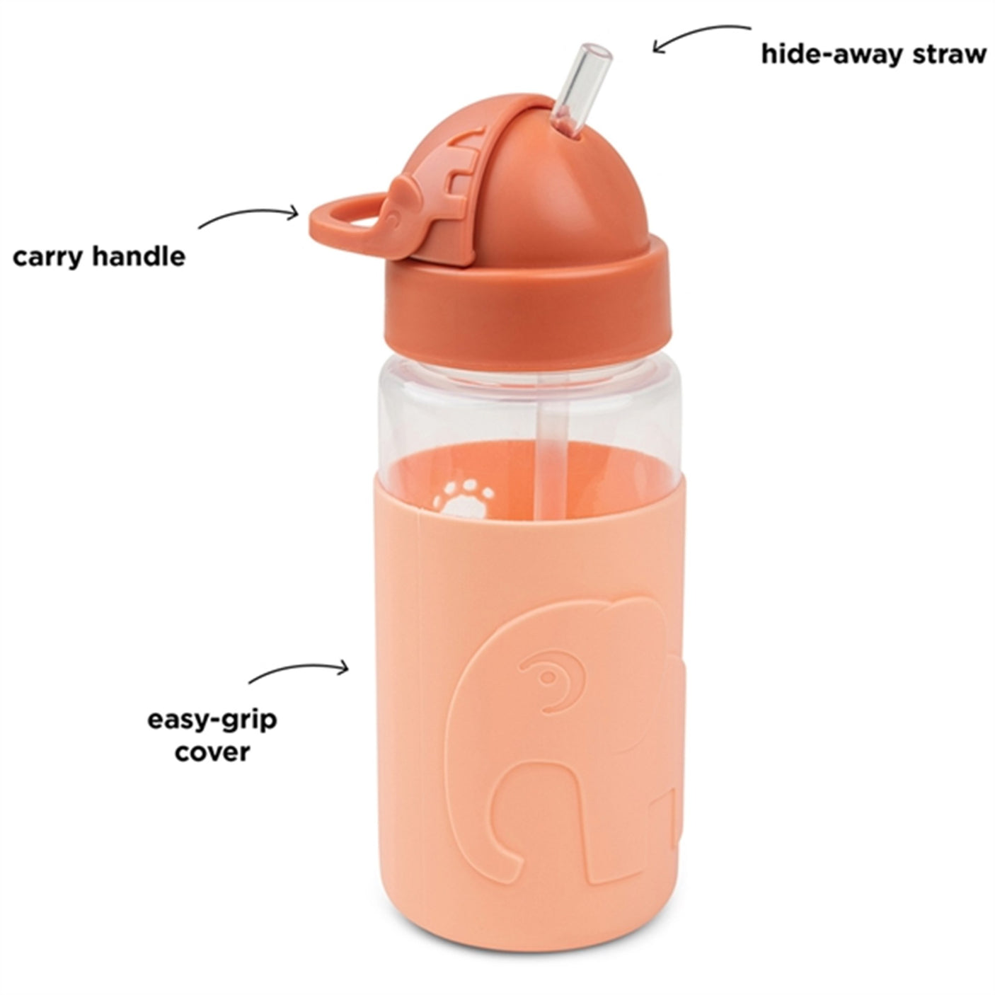 Done by Deer Straw Bottle Elphee Papaya