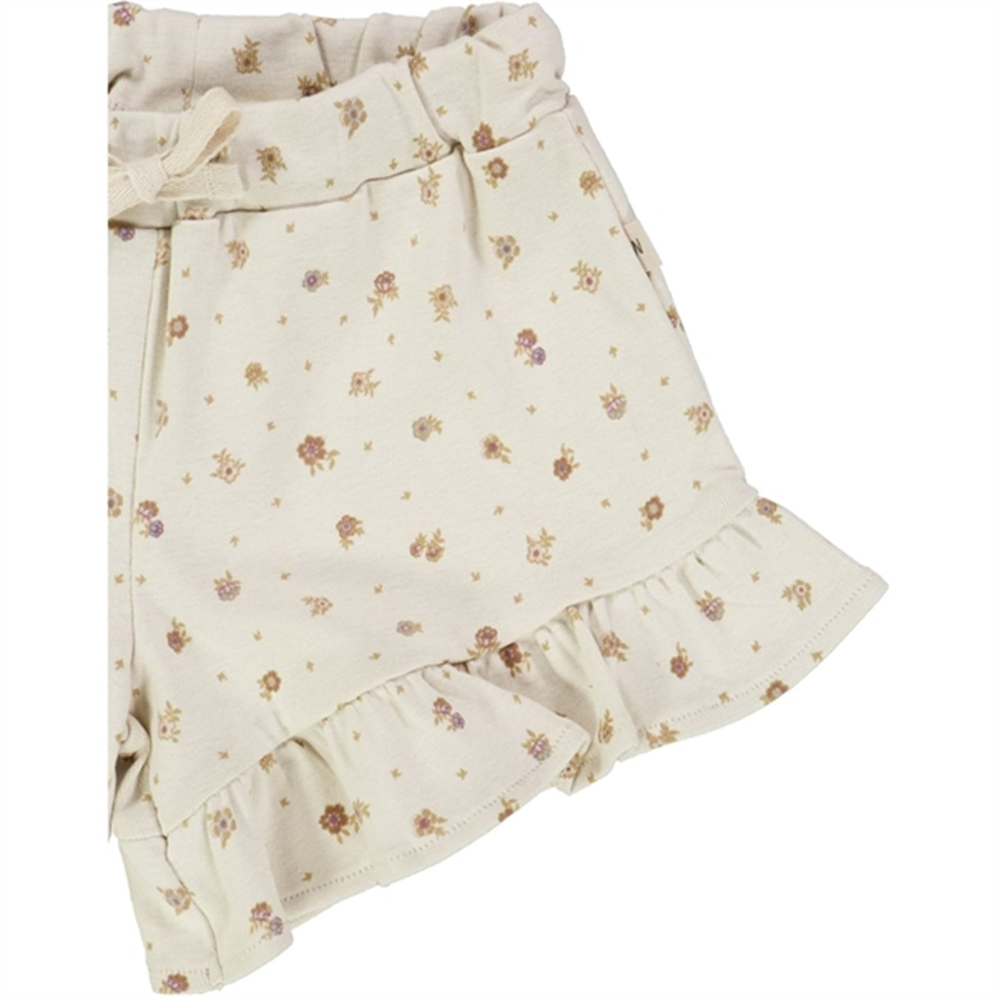 Wheat Chalk Flowers Deva Jersey Shorts