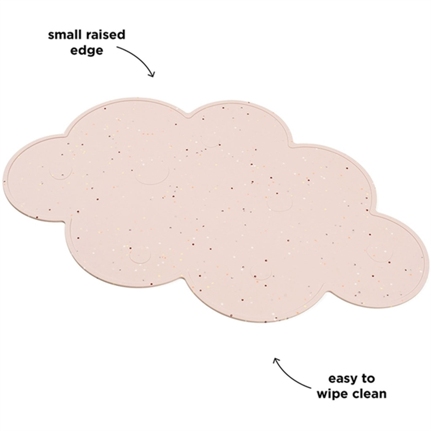 Done by Deer SSilicone Placemat Confetti Powder