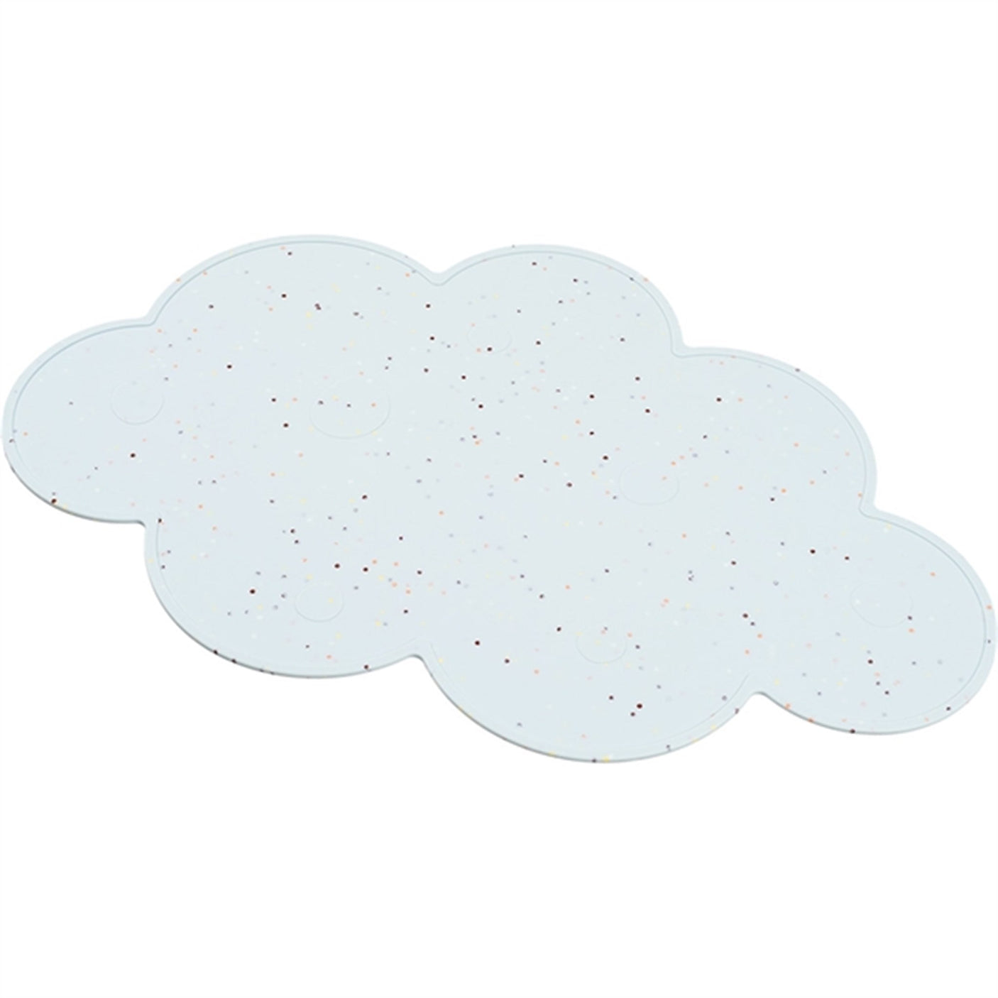 Done by Deer Silicone Placemat Confetti Blue