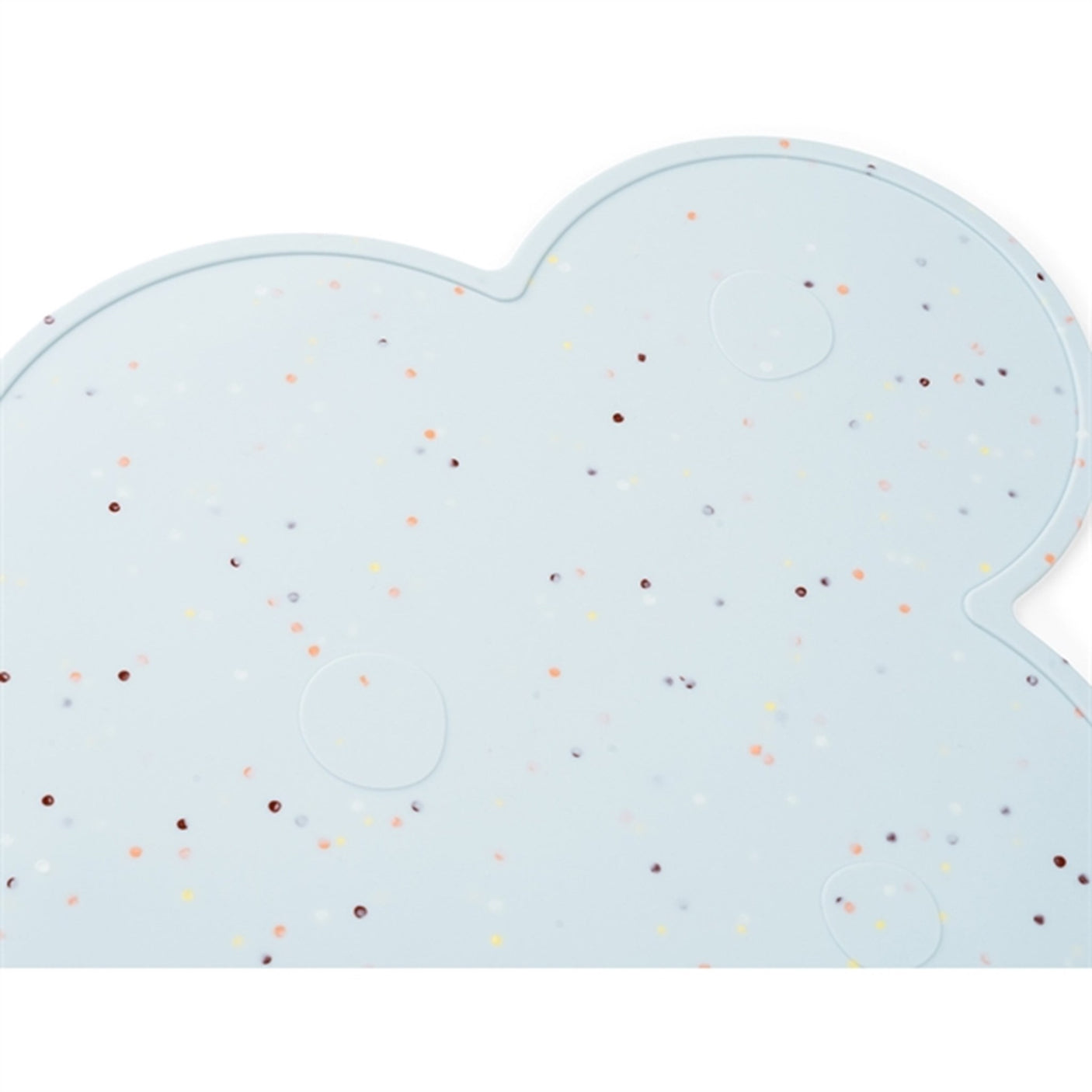 Done by Deer Silicone Placemat Confetti Blue