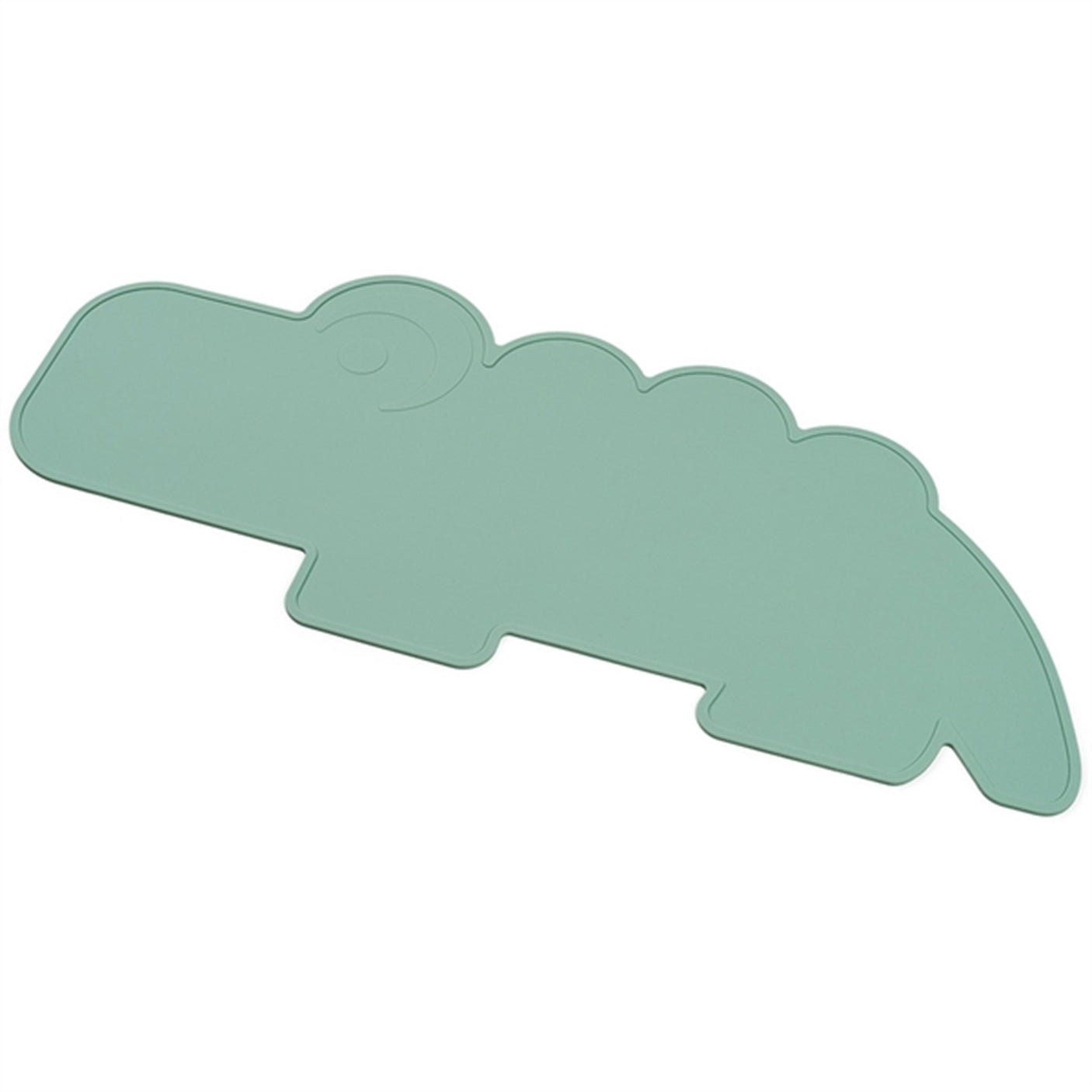 Done by Deer Silicone Placemat Croco Green