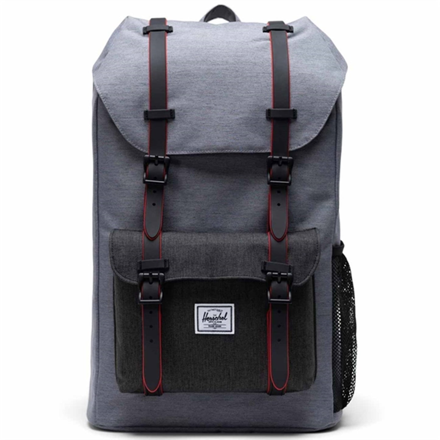 Herschel Little America Youth Backpack Mid Grey Crosshatch/Black Crosshatch