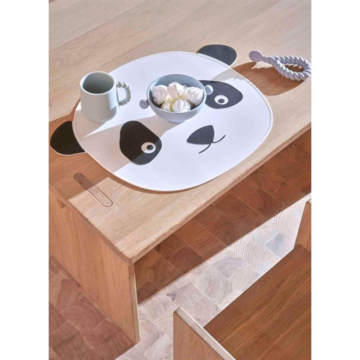 OYOY Tiny Inka Bowl 2-Pack Dusty Blue/Clay 3