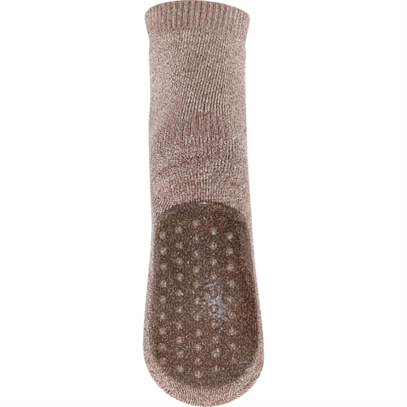 MP 79208 Celina Socks With Anti-Slip 76 Metallic Glitter Brown Sienna