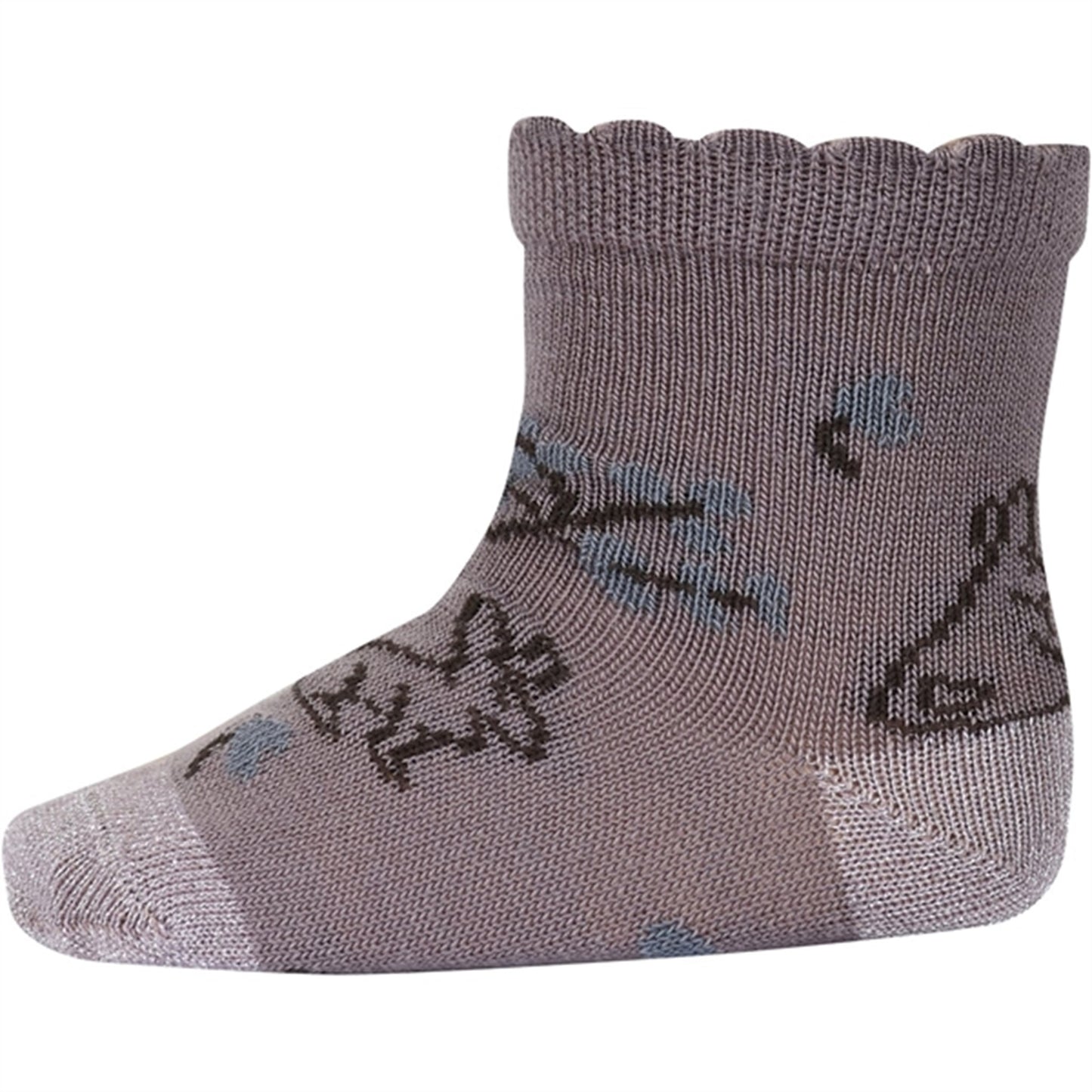 MP 79237 Wool Gudrun Socks Dark Purple Dove