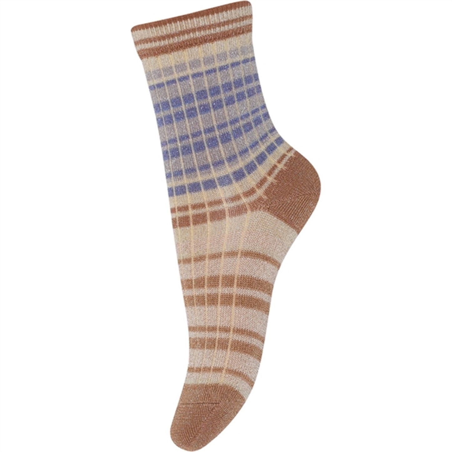 MP 79244 Valma Glitter Socks Copper Brown