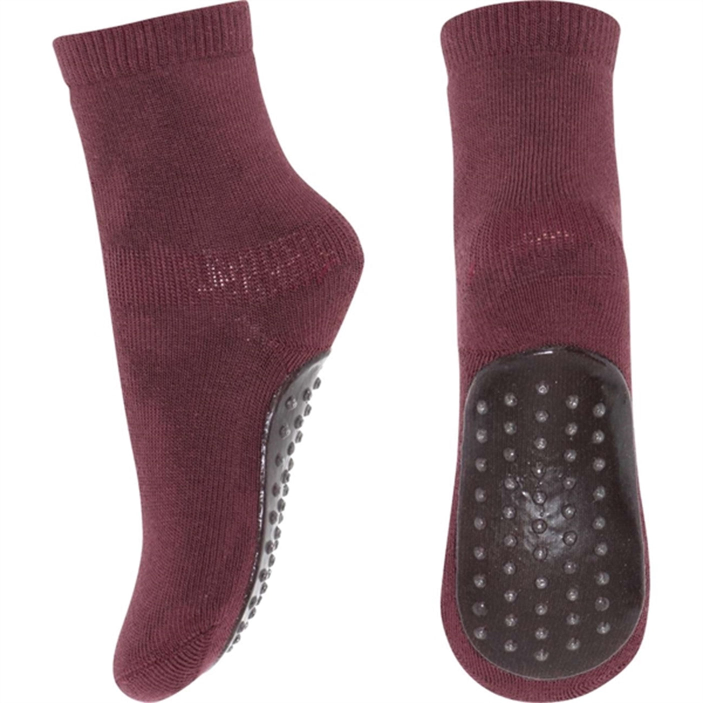 MP 7953 Cotton Socks With Anti-Slip 36 Grape Skin