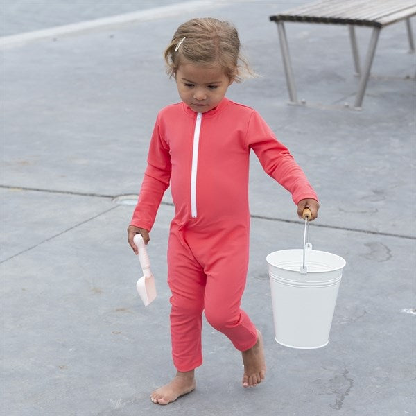 Petit Crabe Nectarine Lou Star Bodysuit Liberty© fabric