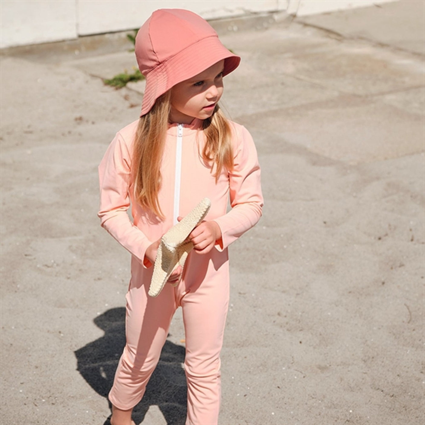 Petit Crabe Summer Lou Onesie with Zipper