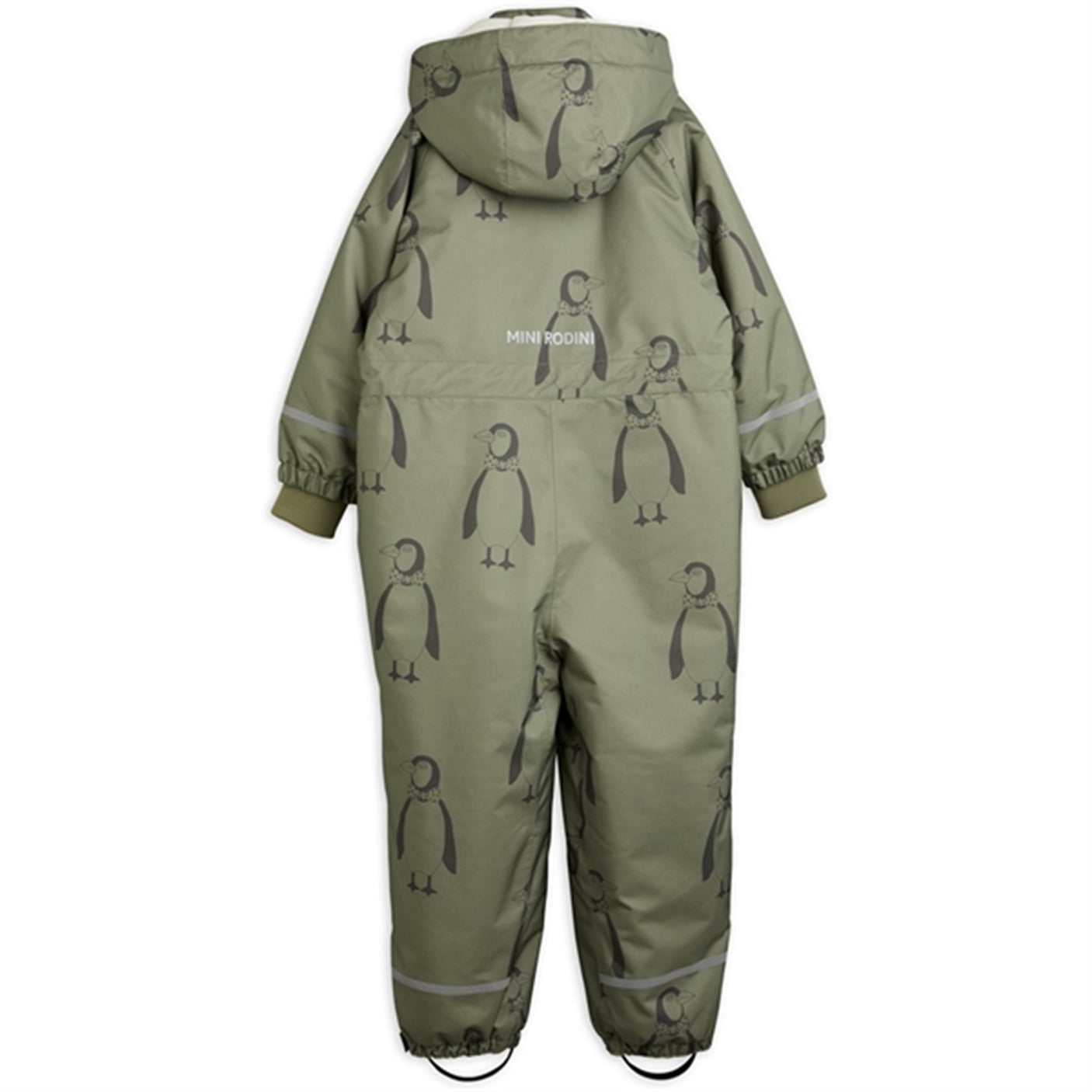 Mini Rodini Kebnekaise Penguin Winter Suit Green
