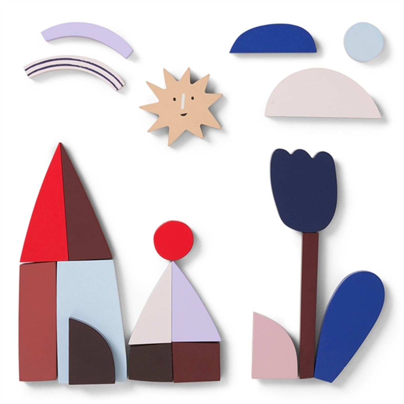 Ferm Living Frame Art Blocks Multi