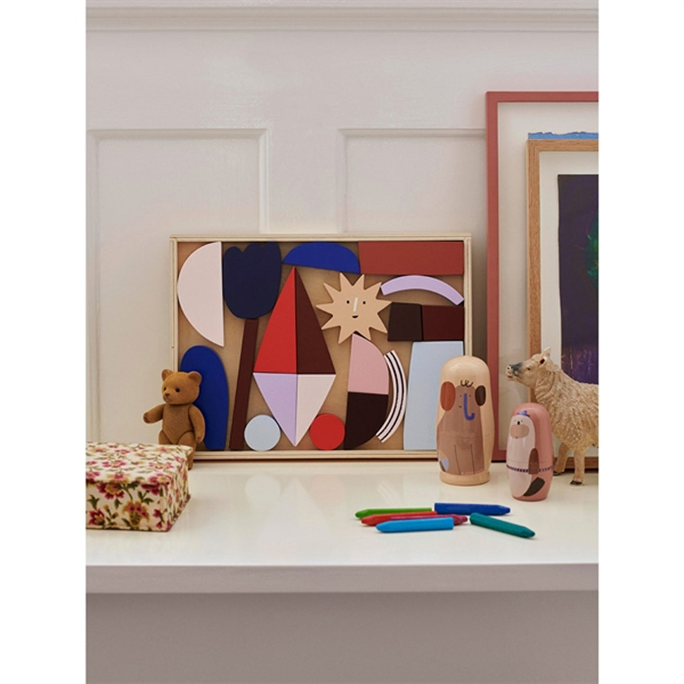 Ferm Living Frame Art Blocks Multi
