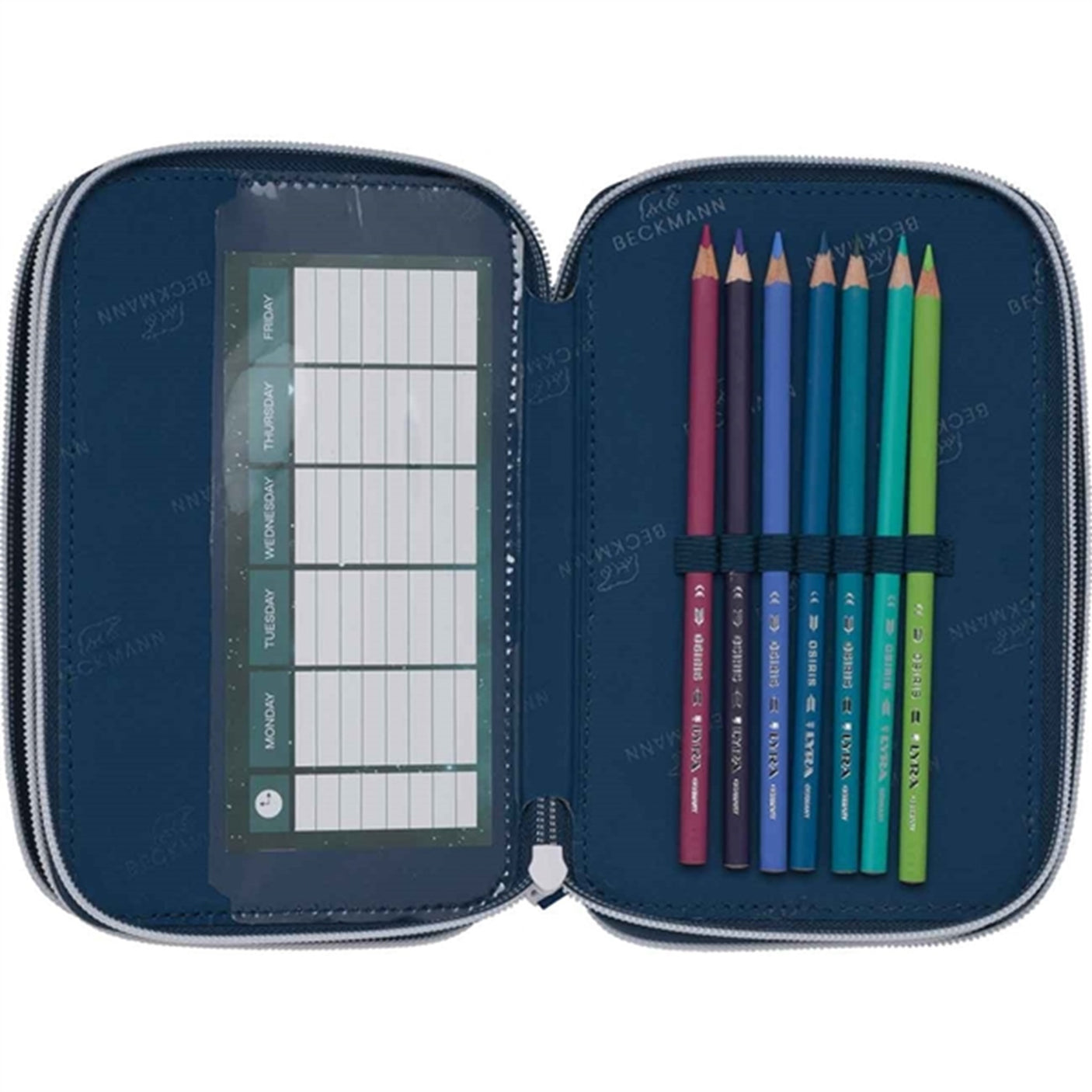 Beckmann Three Section Pencil Case Space Mission