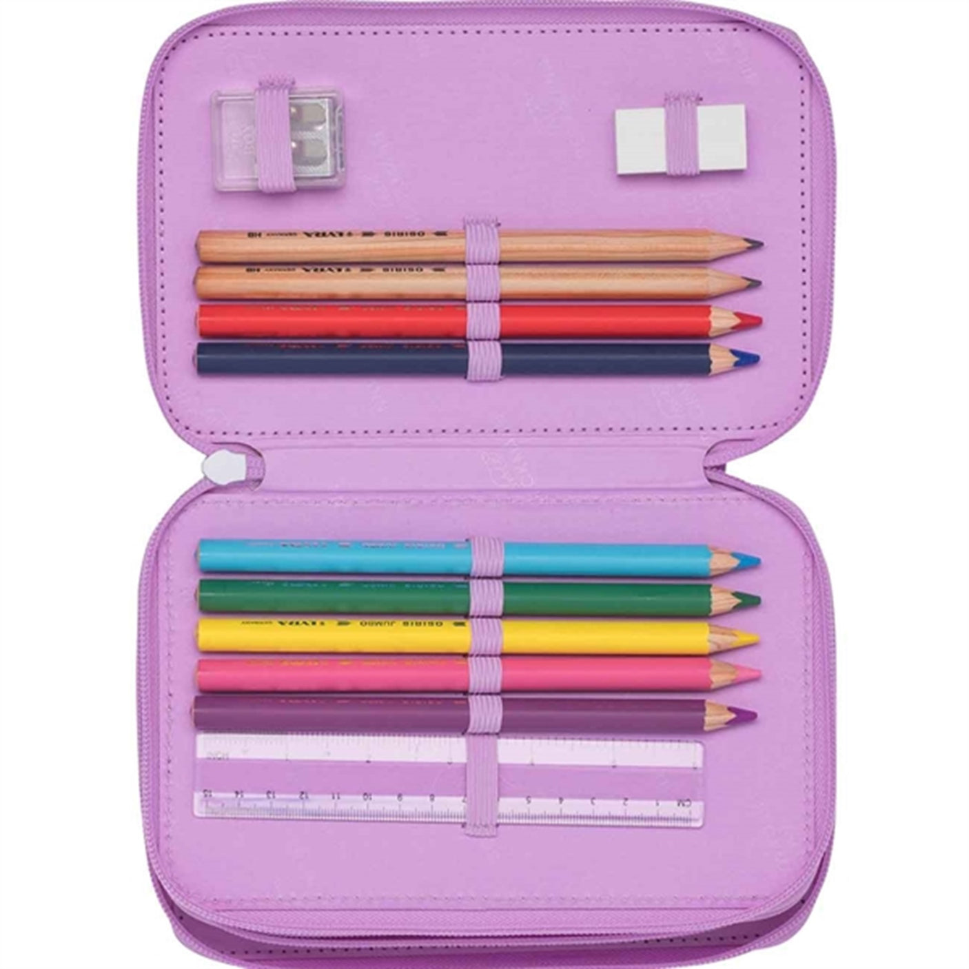 Beckmann Three Section Pencil Case Unicorn