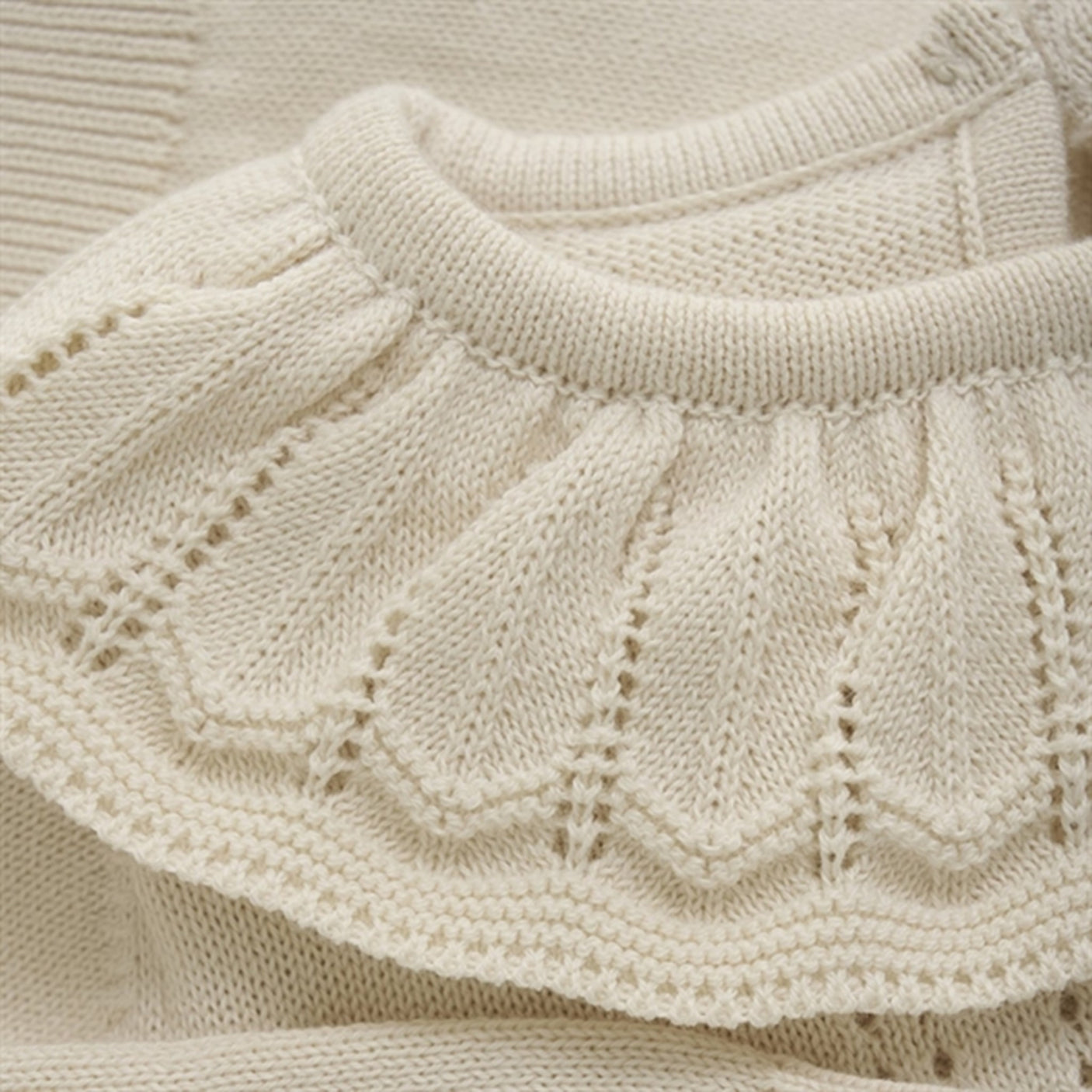 Minymo Eggnog Pullover Strik