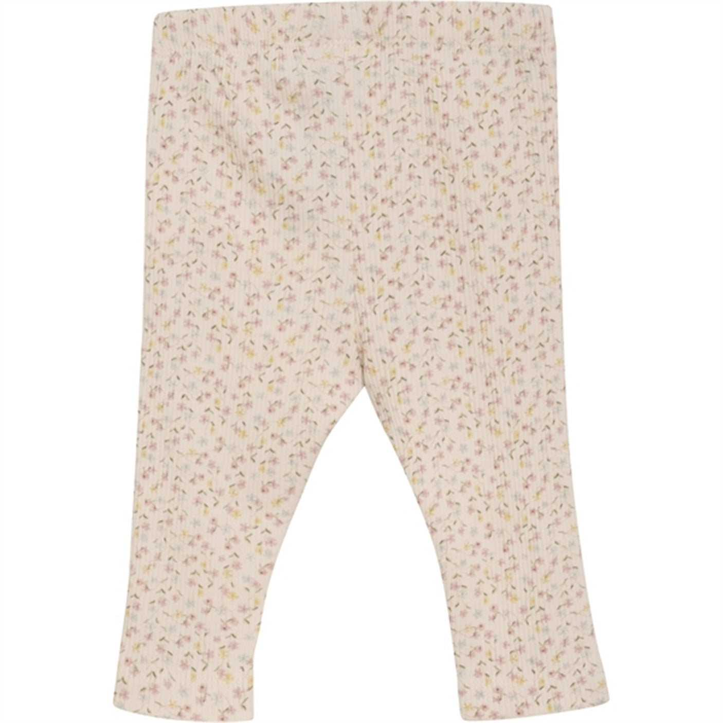 Minymo Pink Champagne Leggings AOP Rib