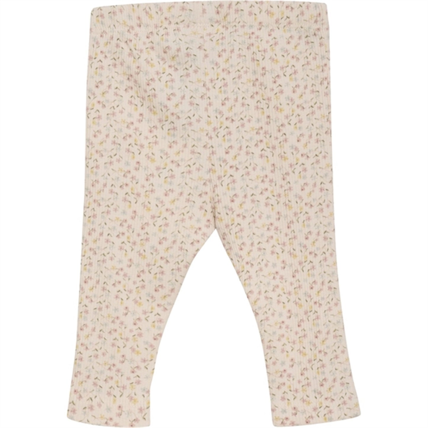 Minymo Pink Champagne Leggings AOP Rib