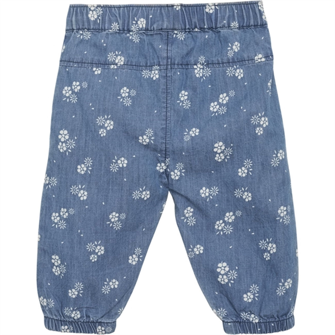 Minymo Gray Mist Bukser AOP Chambray