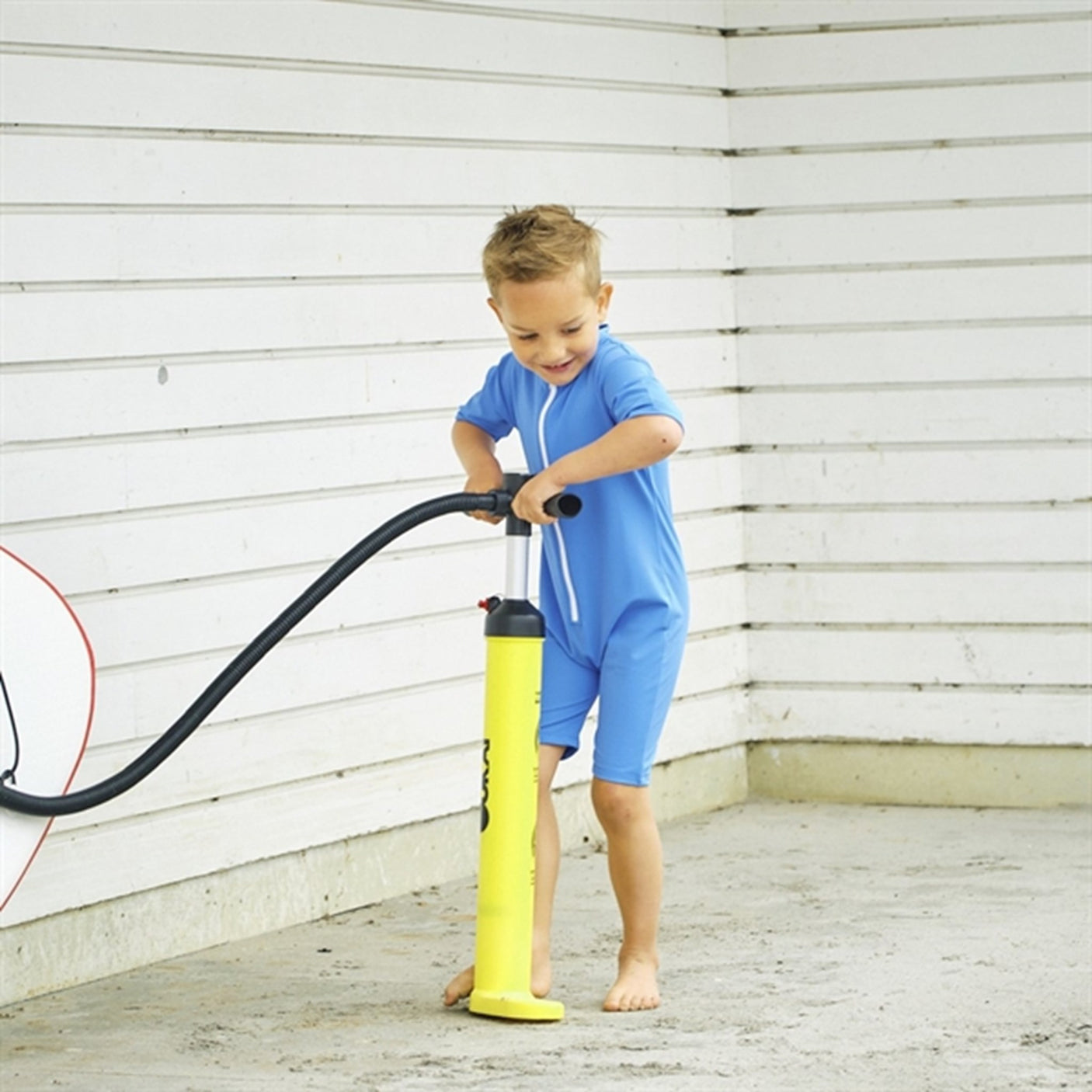 Petit Crabe Azure Noe Onesie with Zipper