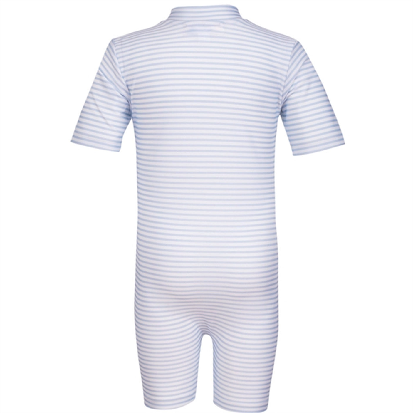 Petit Crabe Baby Blue/White Natsu Sunsuit with Zipper