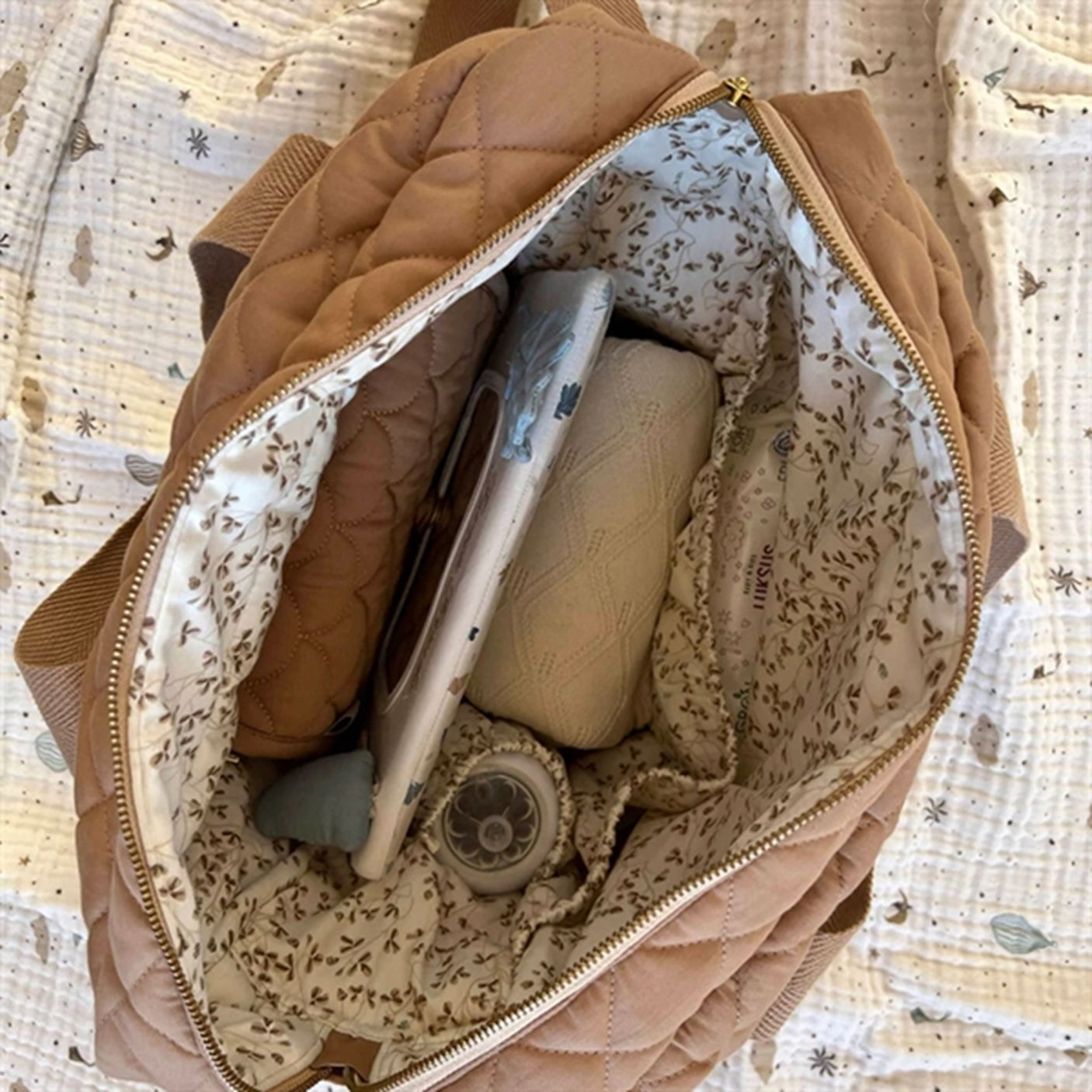 Cam Cam Copenhagen Changing Bag Camel 4