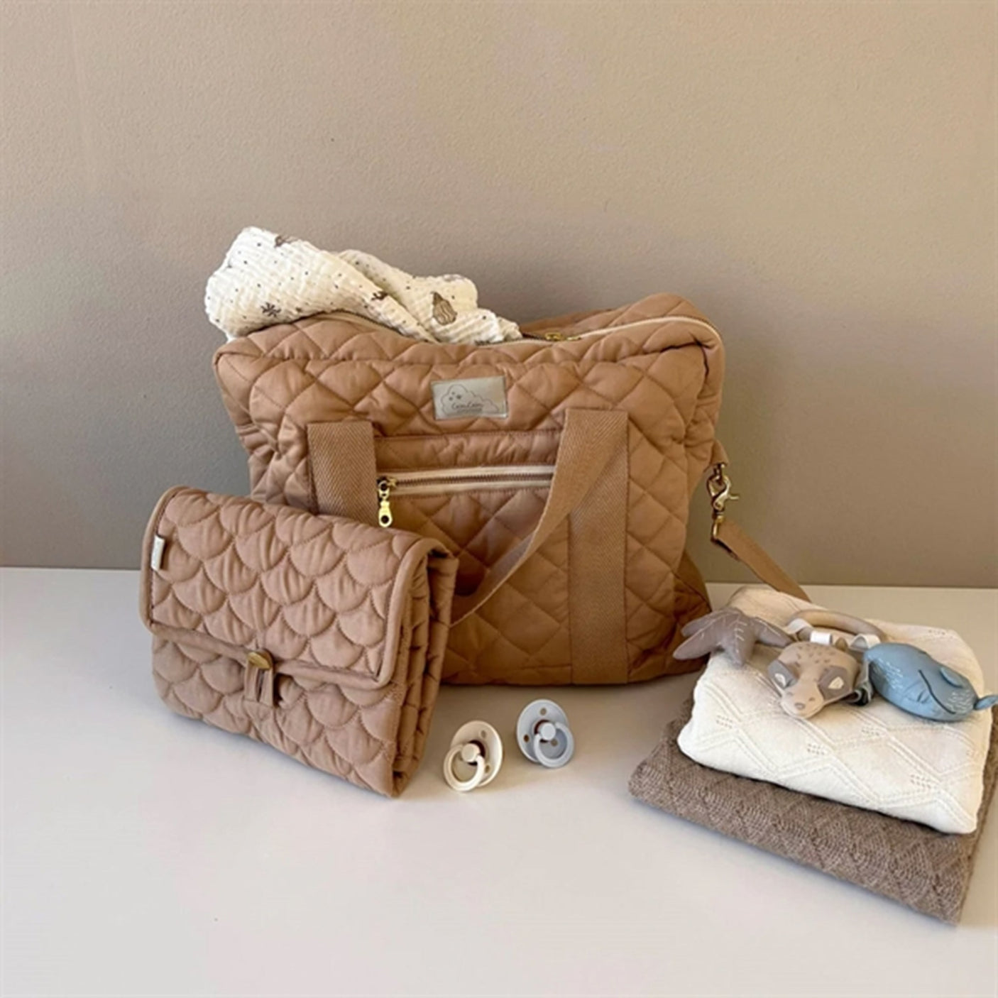 Cam Cam Copenhagen Changing Bag Camel 3