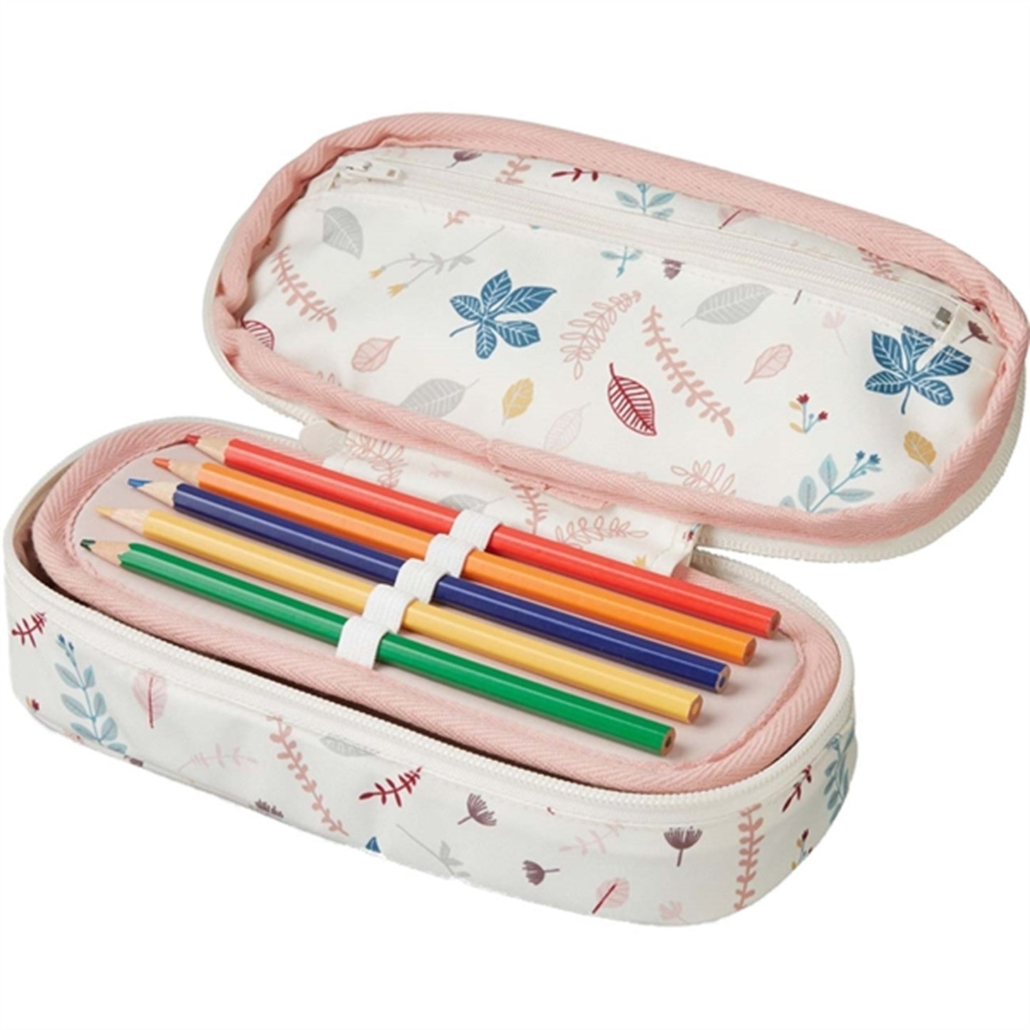 Cam Cam Copenhagen Pencil Case Pressed Leaves Rose 3