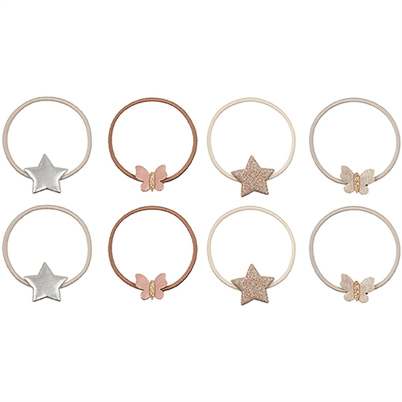 Mimi & Lula 8 Hårelastikker Mixed Mystical