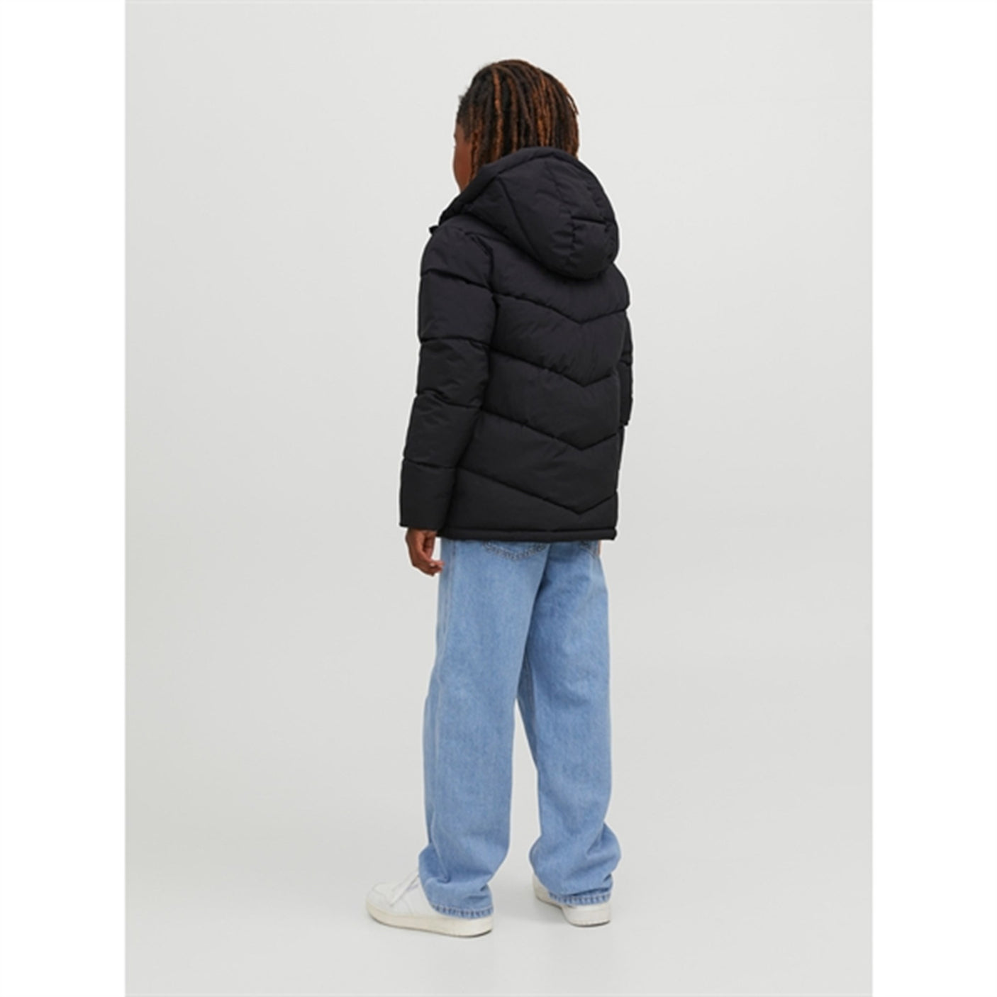 Jack & Jones Junior Black Vesterbro Puffer Jacket