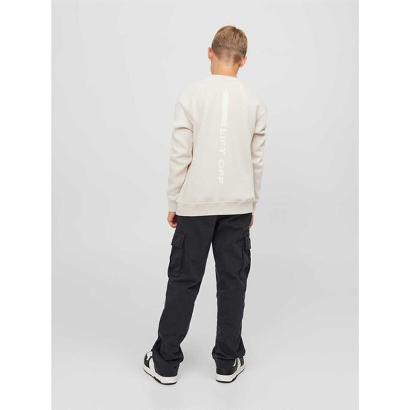 Jack & Jones Junior Black Kane Harlow Cargo Pants Noos