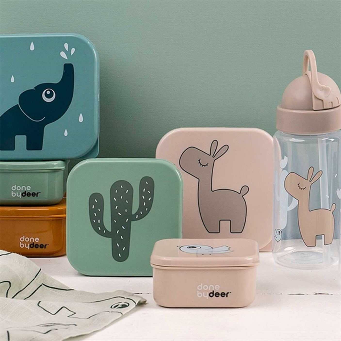 Done by Deer Snack Box Sæt 3-pak Lalee Sand Mix